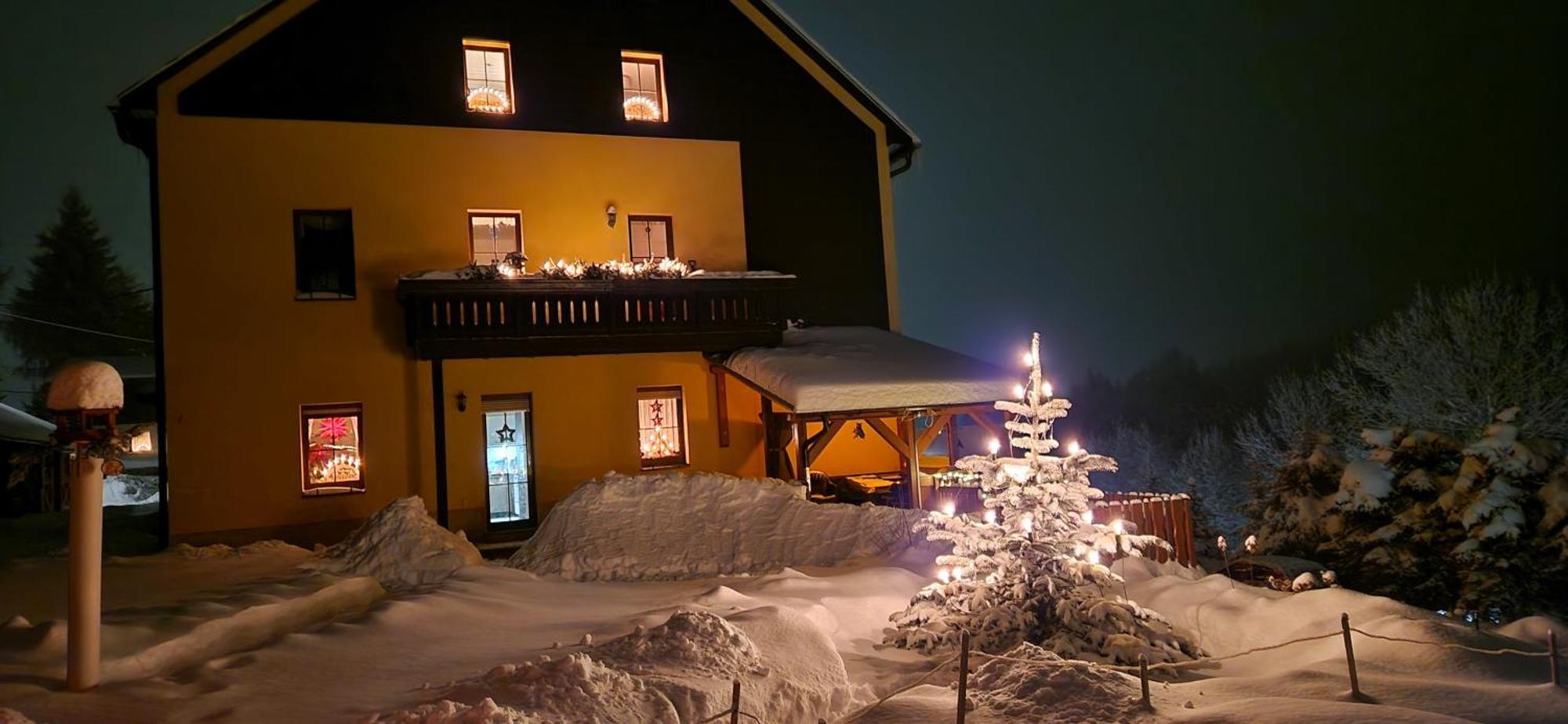 Ferienwohnungen "Am Schloessel" Oberwiesenthal Buitenkant foto