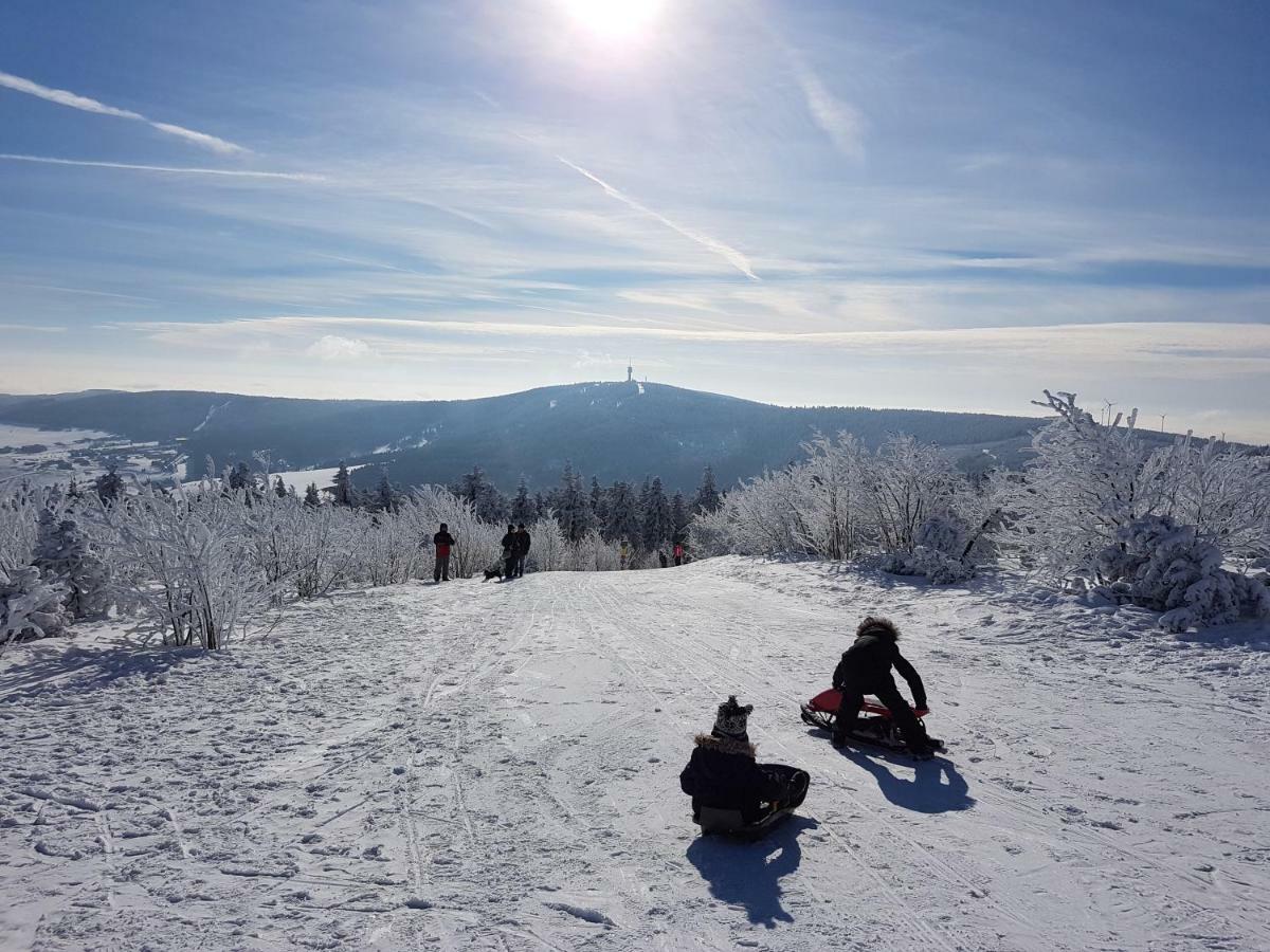 Ferienwohnungen "Am Schloessel" Oberwiesenthal Buitenkant foto